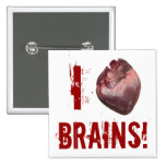I Heart Brains! Pinback Button