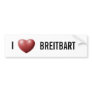 I Heart Breitbart Bumper Sticker
