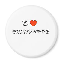 I Heart Brentwood Fridge Magnets