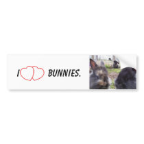 I Heart Bunnies Bumper Stickers