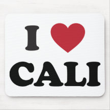 I Heart Cali Colombia Mousepads