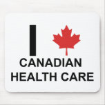 I Heart Canadian Health Care Mouse Pad
