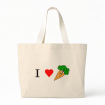 I heart Carrots Bags