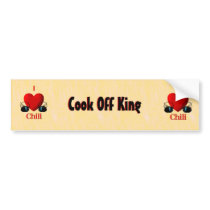 I Heart Chili Bumper Sticker