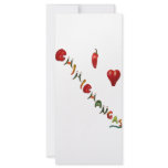 I Heart Chimichangas rack cards