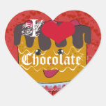 I Heart Chocolate-I Love Chocolate stickers