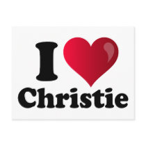 I Heart Chris Christie Post Card