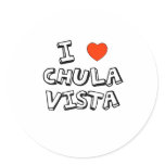 I Heart Chula Vista Stickers