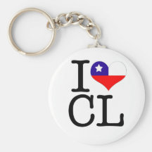 I heart CL keychain
