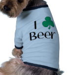 I Heart (clover) Beer Doggie Shirt
