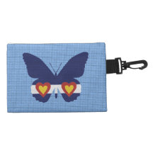 I Heart Colorado Flag, Butterfly Clip-on Bag Accessories Bags