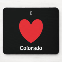 I Heart Colorado Mousepad