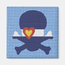 I Heart Colorado Skull! Magnets