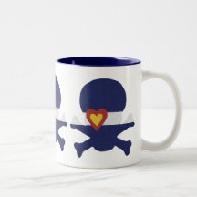 I Heart Colorado Skull! Mug