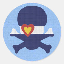 I Heart Colorado Skull! Sticker