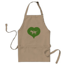 I Heart Cows Apron