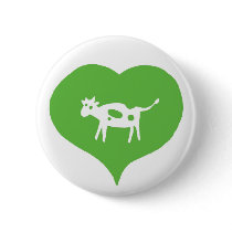 I Heart Cows Pin