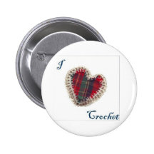 I Heart Crochet Pin