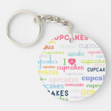 I Heart Cupcakes {double sided}