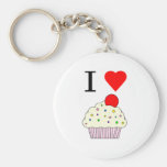 I heart Cupcakes Keychain