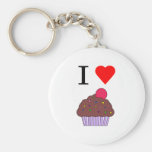 I heart cupcakes keychains