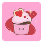 I Heart Cupcakes Sticker