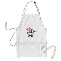 I heart Dad baby stroller Apron