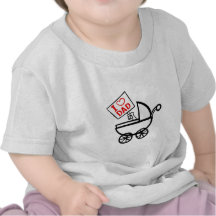 I heart Dad baby stroller Tshirt