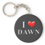 I Heart Dawn Keychain 002