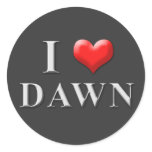 I Heart Dawn Stickers 002
