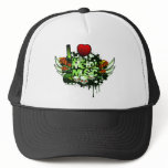 I Heart Death Metal Music Hats