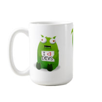 I Heart Developers Tumbeasts Mug