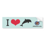 I Heart Dolphins Bumper Stickers