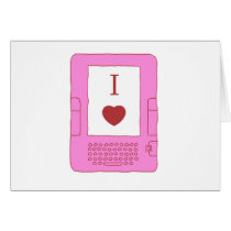 i heart ebooks (pink) card