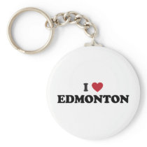 I Heart Edmonton Canada Key Chains