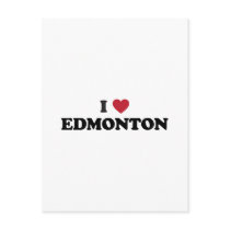 I Heart Edmonton Canada Post Card