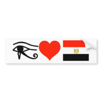 I Heart Egypt Bumper Stickers