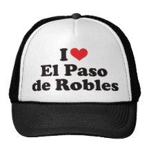 I Heart El Paso de Robles Mesh Hats