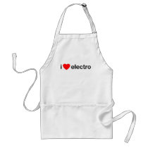 I Heart Electro Apron
