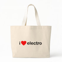 I Heart Electro Canvas Bags
