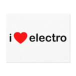 I Heart Electro Post Card