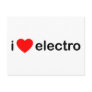 I Heart Electro Post Card