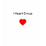 I Heart Emus t-shirts