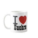 I Heart Euchre Coffee Mugs
