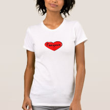 I heart fangers t-shirt