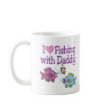 I Heart Fishing With Daddy mugs