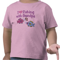 I Heart Fishing With Grandpa T-shirts