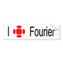 I heart Fourier Bumper Sticker
