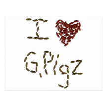 I Heart G. Pigz Post Cards