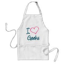 I Heart Geeks Apron